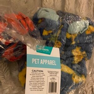 Cozy Pet Apparel pajamas for dog XS x2